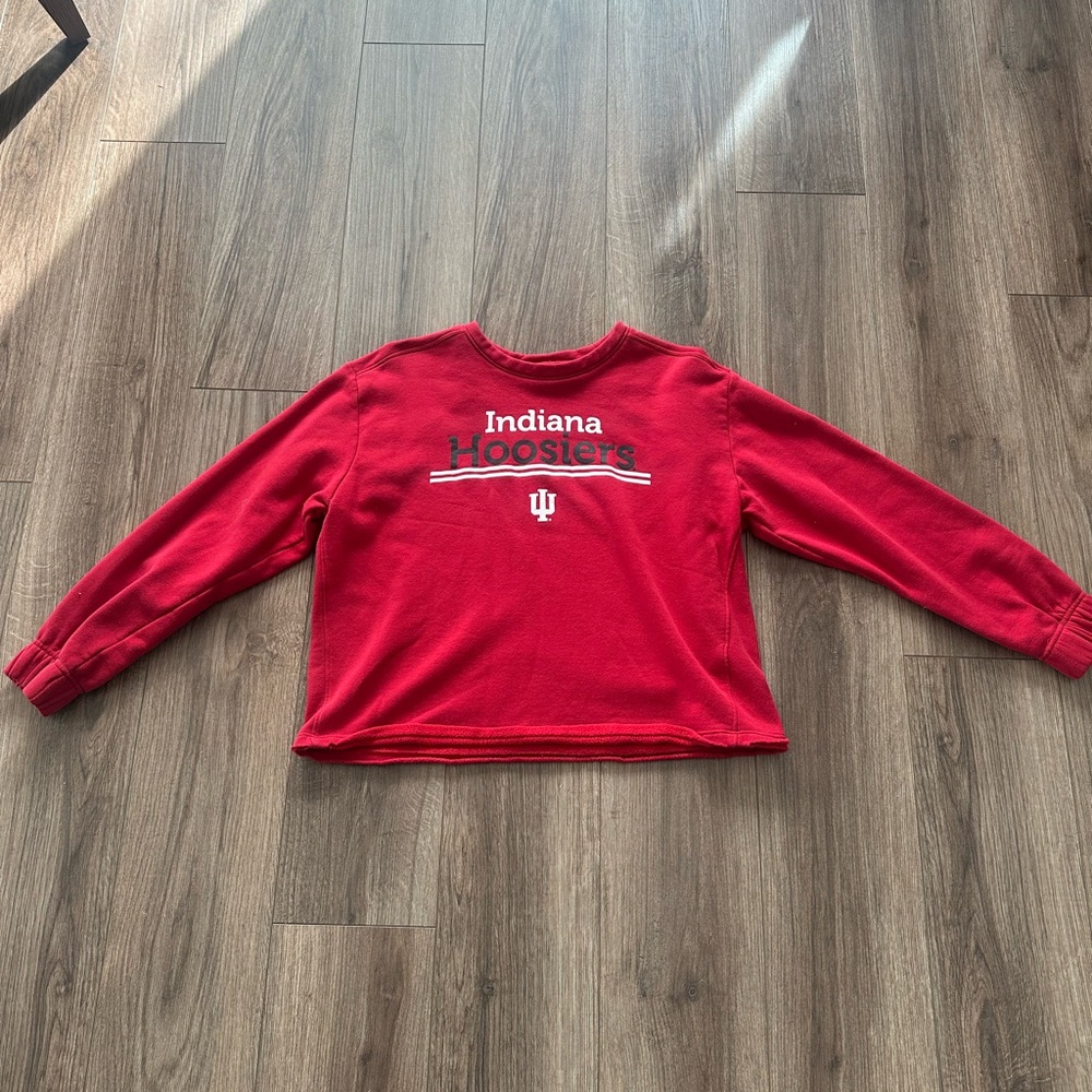 Indiana Hoosiers Cropped Sweatshirt